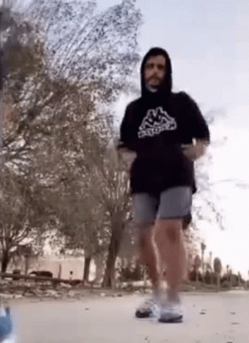 Escape Running Away Off Frame GIF