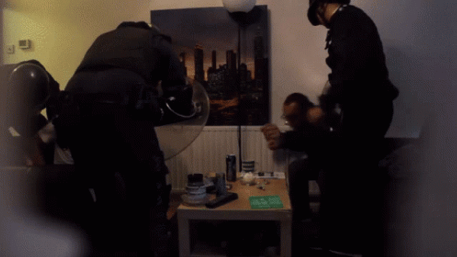 Escaping On Raid GIF