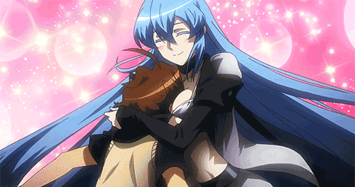 Esdeath Happy Romantic Hug GIF