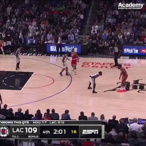 ESPN Basketball Clippers Vs Warriors GIF