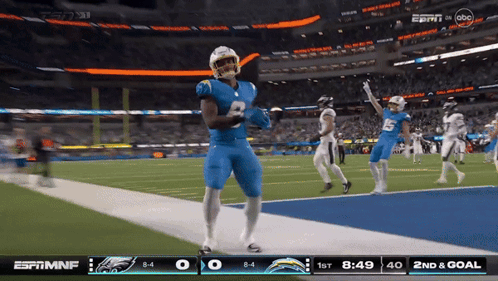 ESPN Chargers Vs Eagles Football Game GIF