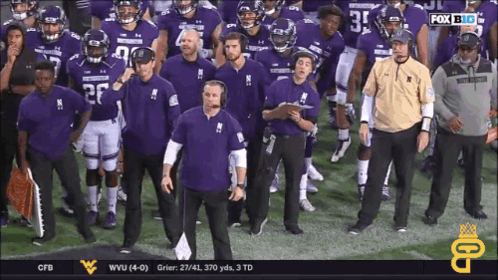 ESPN Football Game With Touchdown Text