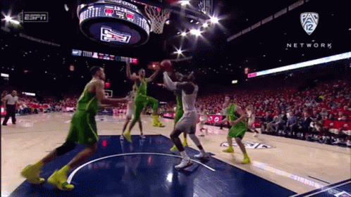 ESPN Showing Basketball Game