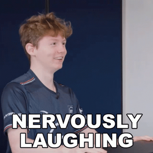 Esports Player Nervous Laugh GIF