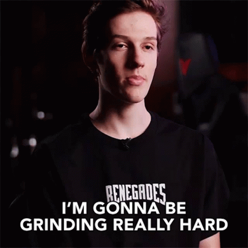 Esports Renegade Team Jordan Eckly Grinding Really Hard GIF