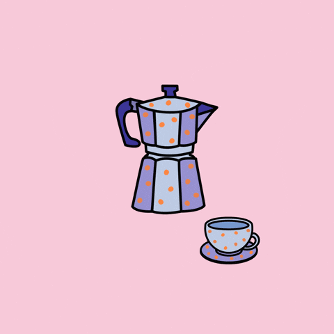 Espresso Machine Pours Cup GIF