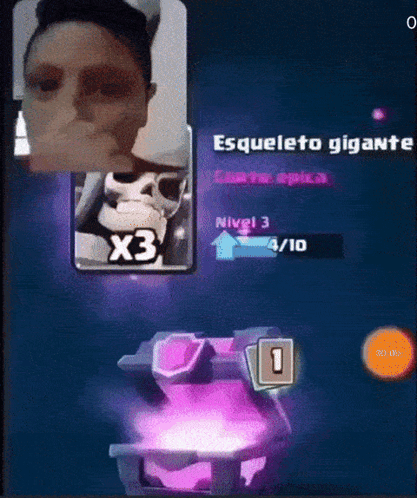 Esqueleto Gigante Skeleton and Purple Chest
