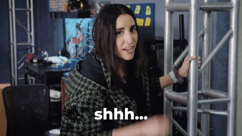 Estefannie Shhhh I'm Spying GIF