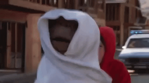 Et Covered By A Towel GIF