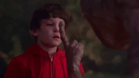 Et Lighted His Hands And The Boy Is Shocked GIF