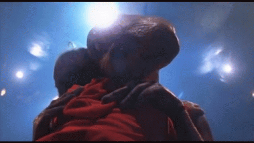 Et Saying Goodbye To His Friend Elliot GIF