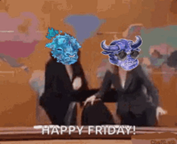 Ether Royale Happy Friday Dance Meme GIF