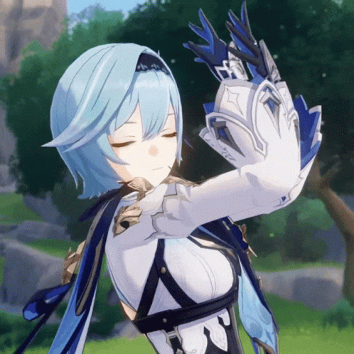 Eula Genshin Impact Chill Move GIF