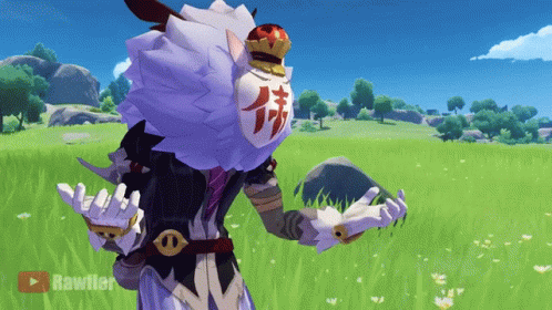 Eula Genshin Impact Dance Game GIF