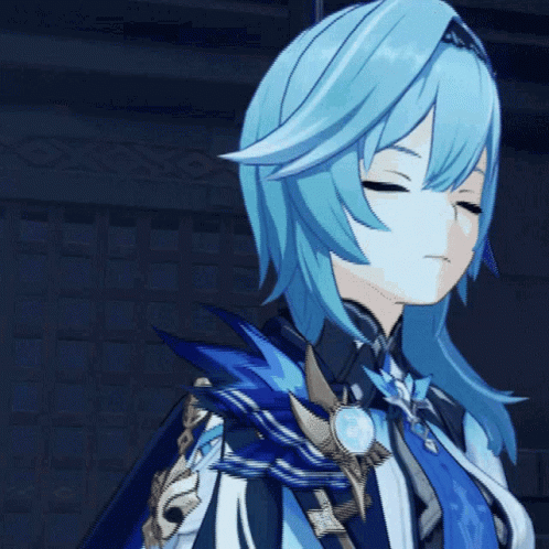 Eula Genshin Impact Laugh Out Loud GIF