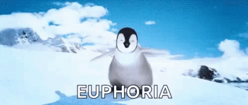 Euphoria Penguin Happy Feet GIF