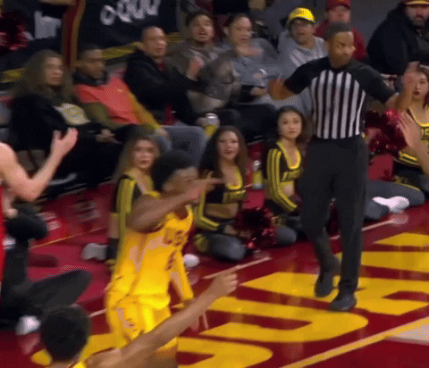 Euphoric Bronny James Celebrating GIF