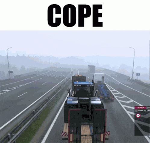 Euro Truck Simulator Crash GIF
