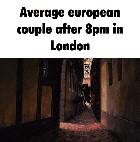 European Couple After 8pm London