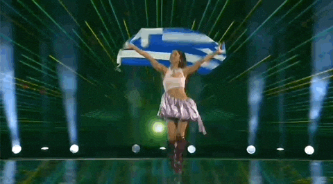 Eurovision Song Contest Competitor From Greece GIF