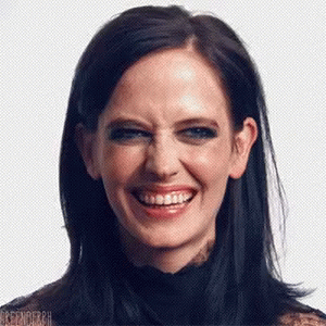 Eva Green Happy Face GIF
