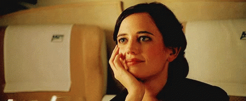 Eva Green Lean Her Face On Hand GIF