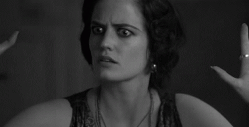 Eva Green Stop Gesture GIF