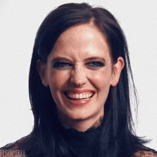 Eva Green Happy Face GIF