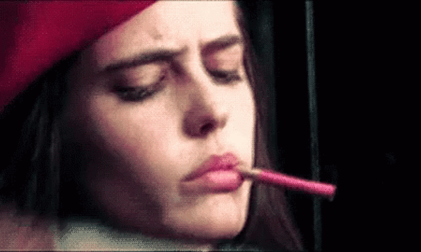 Eva Green Smoking GIF