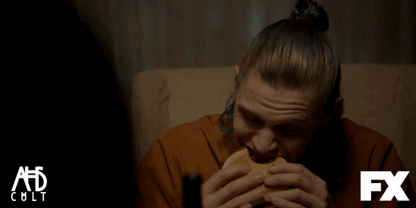 Evan Peters Eat And Chow Burger GIF