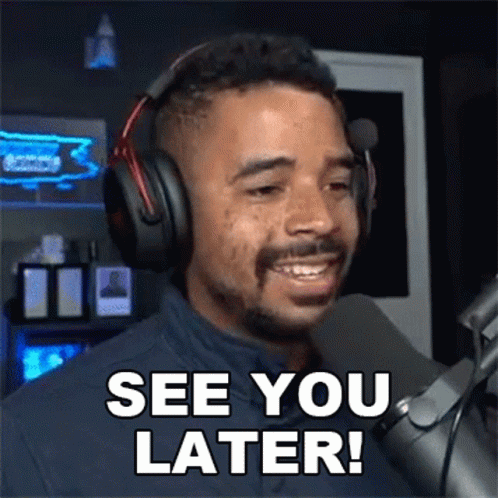 Evan Raynr See You Later Podcast GIF