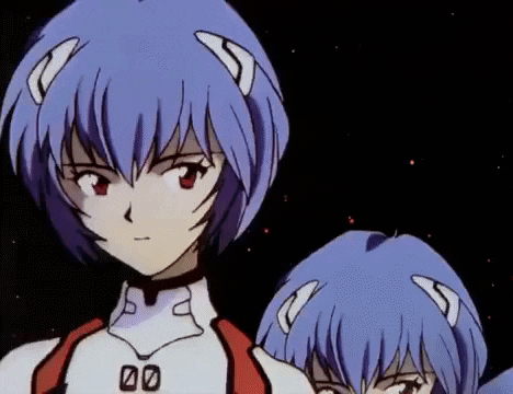 Evangelion Rei Ayanami Clones GIF