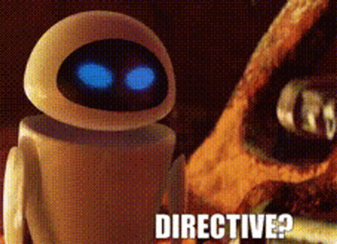 Eve Asking Wall E About Directive GIF