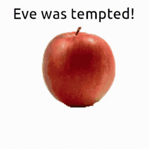 Eve's Apple Temptation GIF