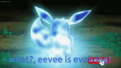 Evee Pokemon Evolution GIF
