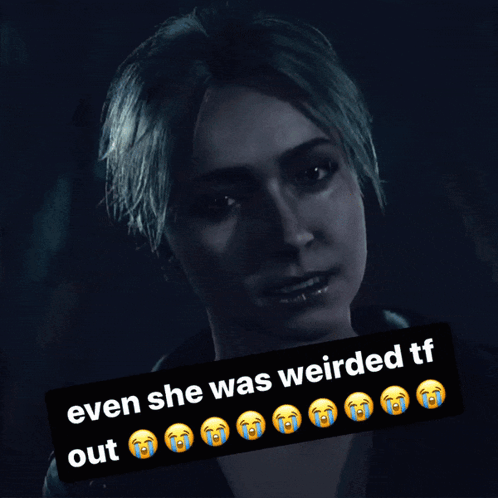 Even She Was Weirded TF Out Woman GIF