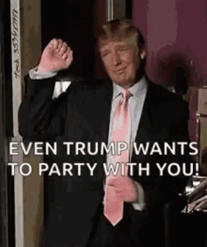 Even Trump Wants To Party Trump Dance GIF