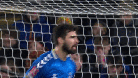 Everton Fc Andre Gomes Screaming GIF