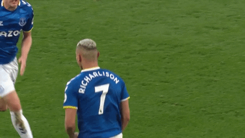 Everton Fc Eve Four Players Hugging GIF