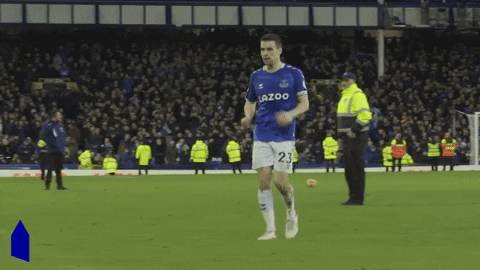 Everton Fc Séamus Coleman Blowing Kiss GIF