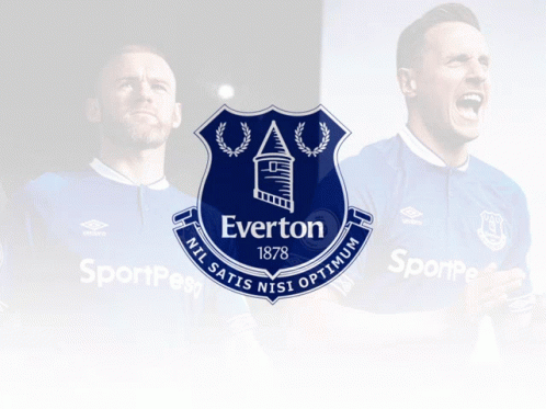 Everton Soccer Logo with Two Players