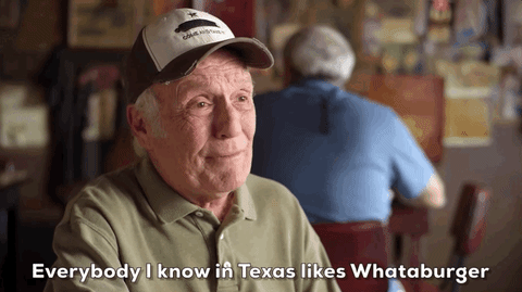 Everybody In Texas Loves Whataburger GIF