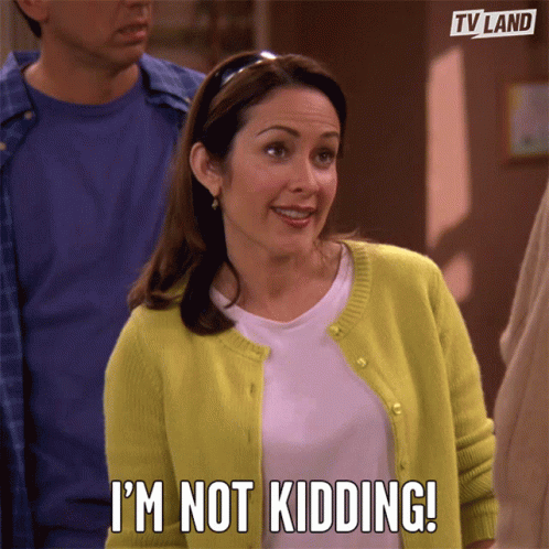 Everybody Loves Raymond Debra Barone Im Serious GIF