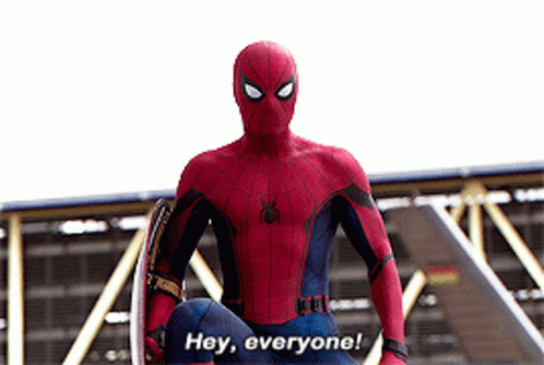 Hey Everyone Spider Man GIF