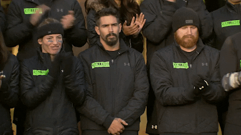 Everyone Clapping Except One Guy In The Challenge GIF