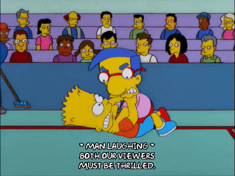 Everything Coming Up Milhouse And Bart Fighting GIF