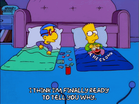 Everything Coming Up Milhouse And Bart Sleeping GIF