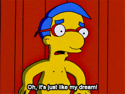 Everything Coming Up Milhouse Naked And Afraid GIF