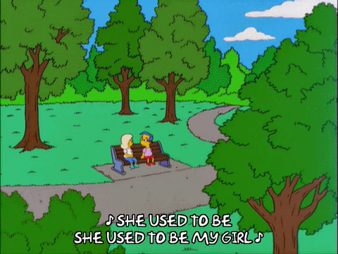 Everything Coming Up Milhouse On Secret Date GIF