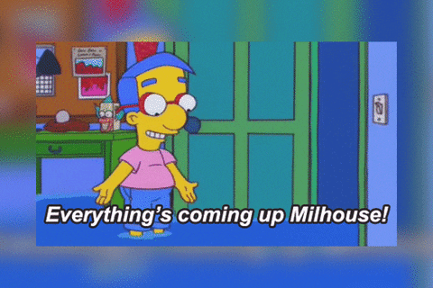 Everything Coming Up Milhouse Walking On Flood GIF